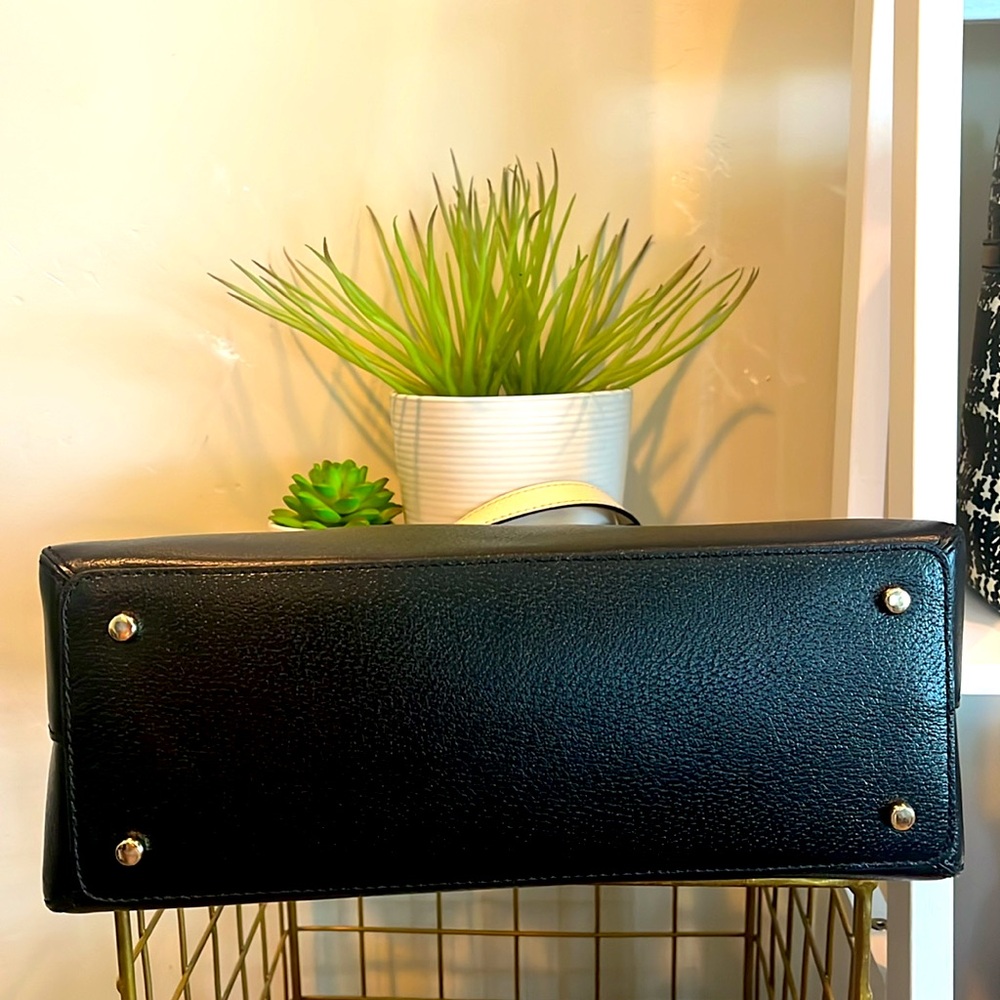 Kate Spade Black and Cream Bow Bag - Picture 4 of 5